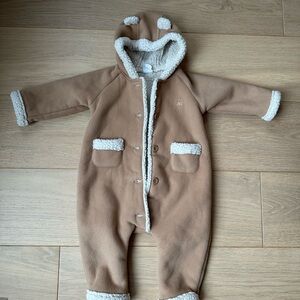 Baby Gap 6-12 Months Tan One Piece Jumper